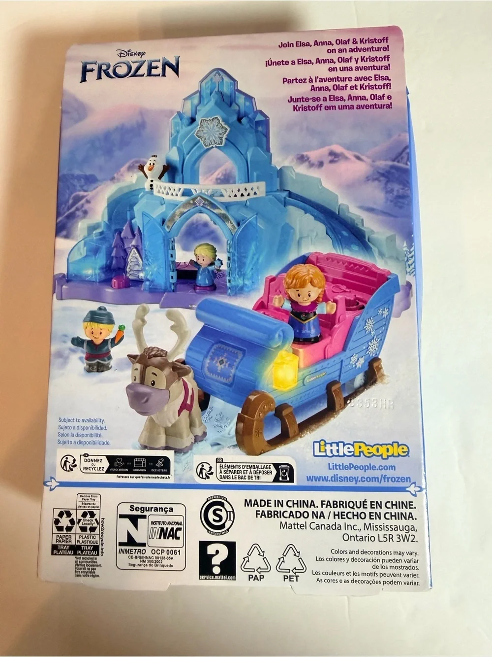 Fisher-Price Little People Disney Frozen Figure Set Elsa Anna Olaf Kristoff